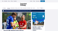 Desktop Screenshot of luzernerzeitung.ch